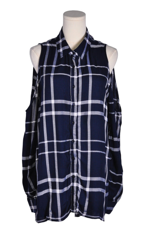 ROMEO & JULIET Women Button Down Tops Regular fit in Blue - L - Velora