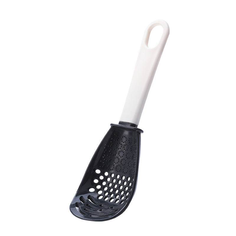 Multifunctional Slotted Spoon Grinding Cooking Spoon Mashed Auxiliary Food Ginger Garlic Spoon Press Potatoe Stir-frying Spatula Kitchen Gadget - Velora