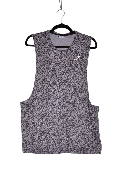 GYMSHARK Men T-Shirts Regular fit in Gray - L Koop