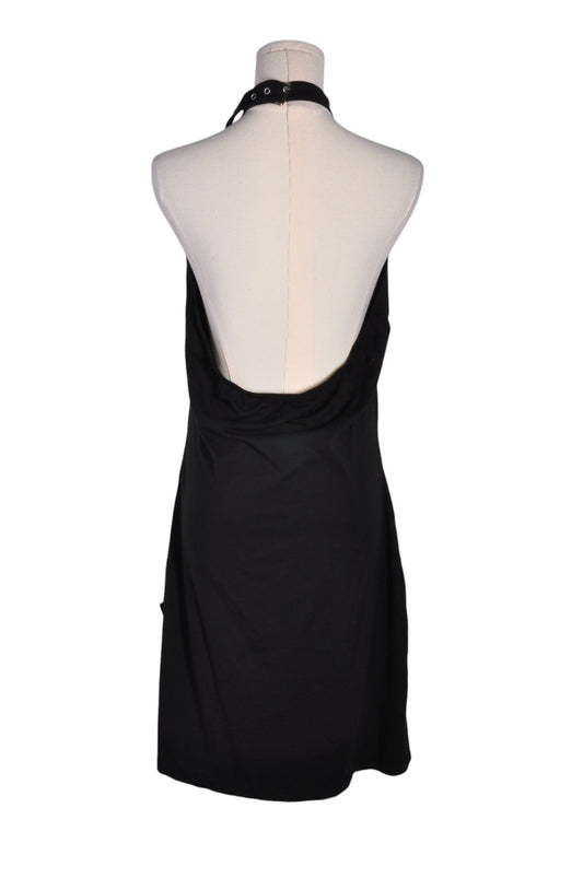 UNBRANDED Women Midi Dresses Regular fit in Black - 2XL - Velora