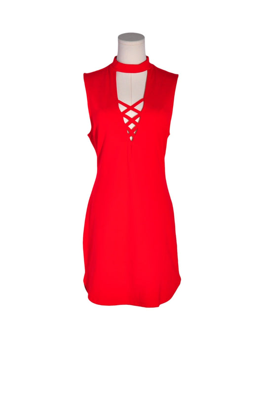 REVAMPED Women Midi Dresses Regular fit in Red - L - Velora