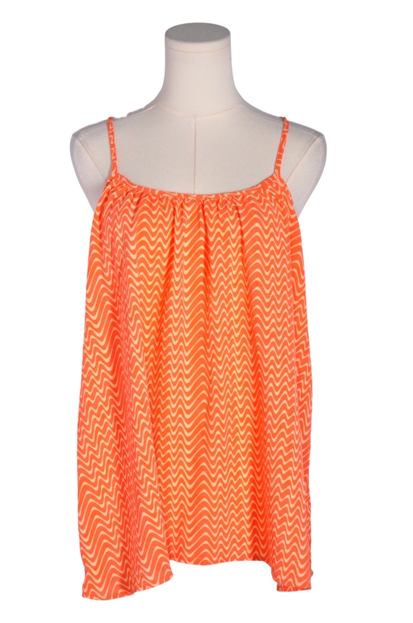 FAR WEST Women Tank Tops Regular fit in Orange - L - Velora