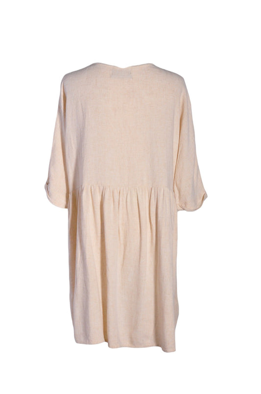 URBAN OUTFITTERS Women Shirt Dresses Regular fit in Beige - XL - Velora