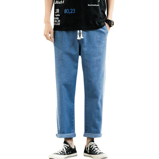 Men Casual pants Denim Jeans trousers, wide-leg pants - Velora