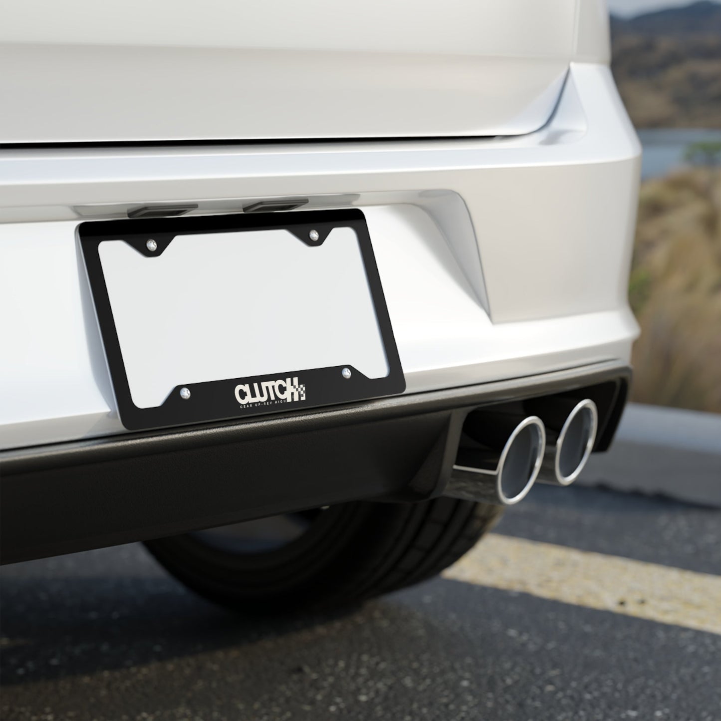 Clutch License Plate Frame - Velora