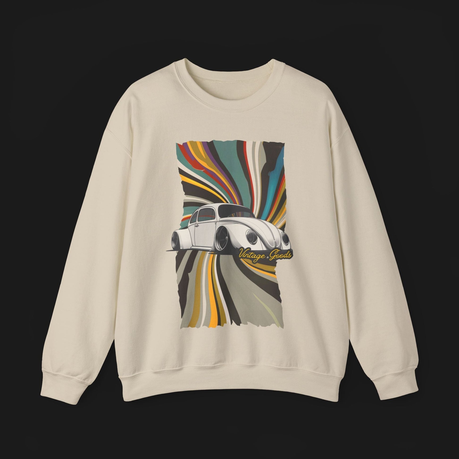 Vintage Goods Bug Automotive Graphic Crewneck | Mens & Womens (Unisex) Sweater - Velora