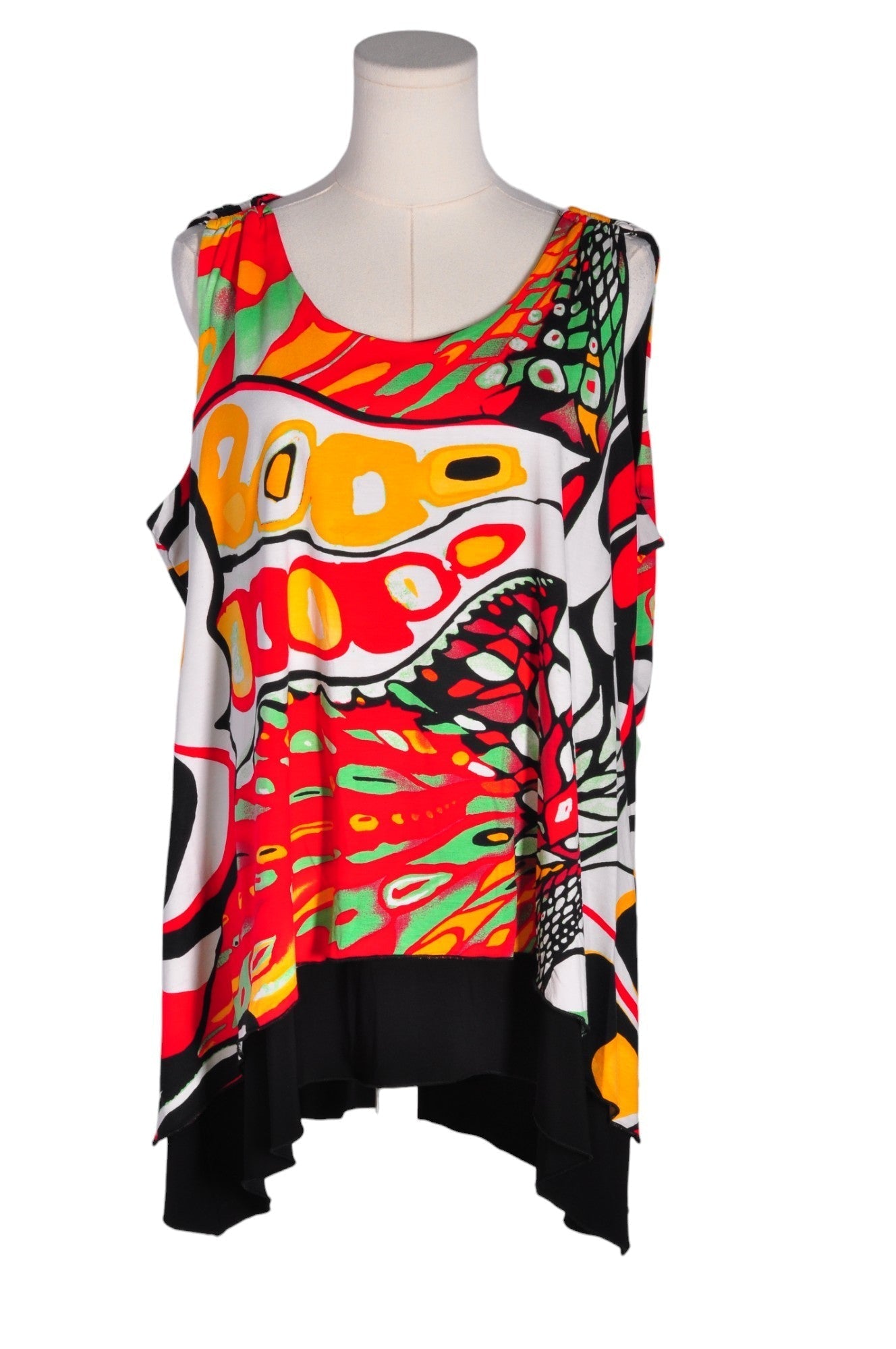 LIBRA Women Tunics Regular fit in Red - XXL - Velora