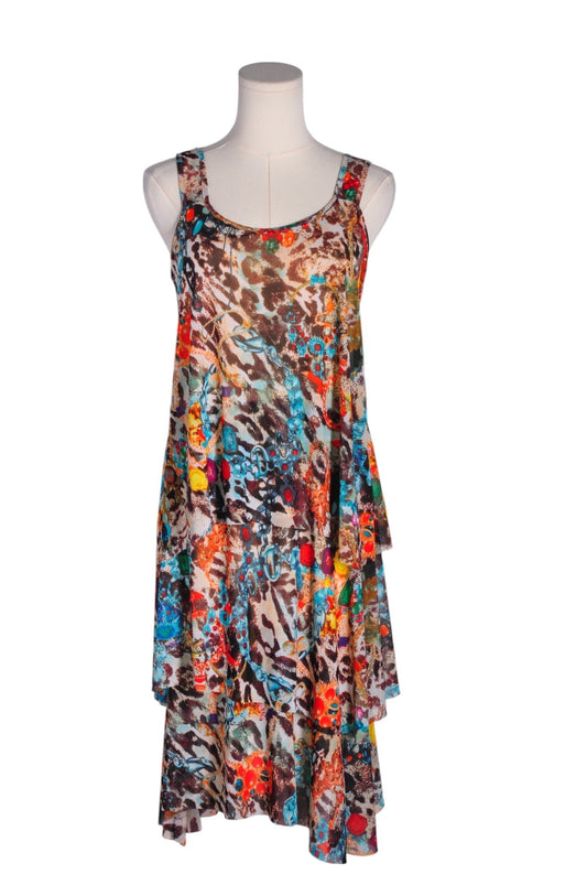 ELENA WANG Women High Low Dresses Regular fit in Brown - S - Velora