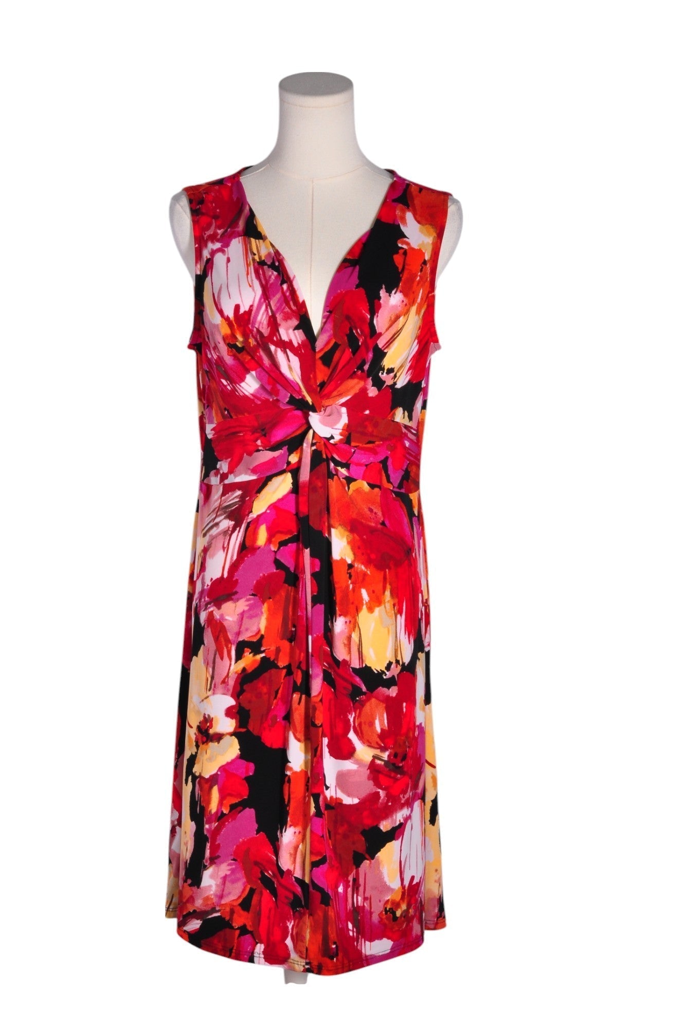 UNBRANDED Women Midi Dresses Regular fit in Red - M - Velora