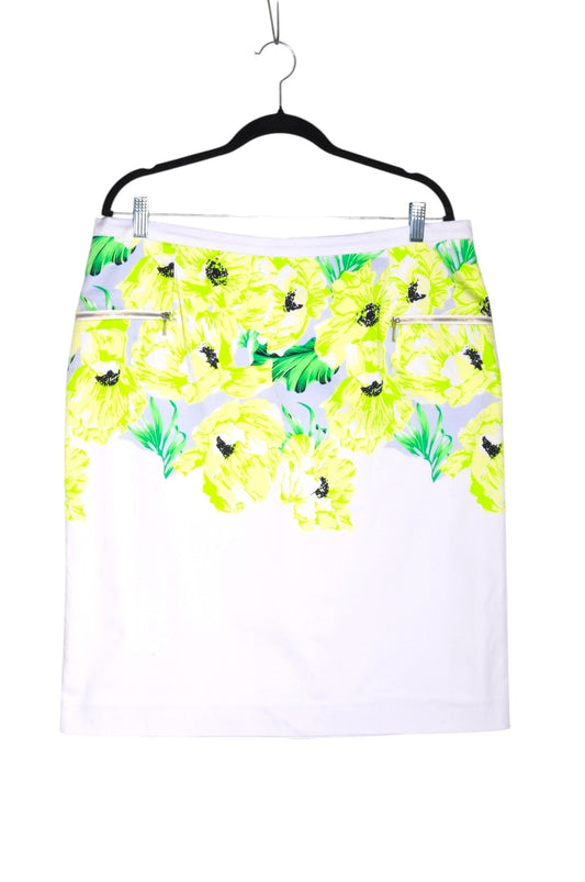 LINEA DOMANI Women Pencil Skirts Regular fit in White - 16 - Velora