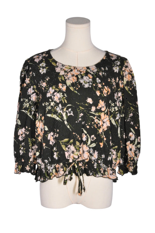 AMERICAN EAGLE Women Blouses Regular fit in Black - XL - Velora