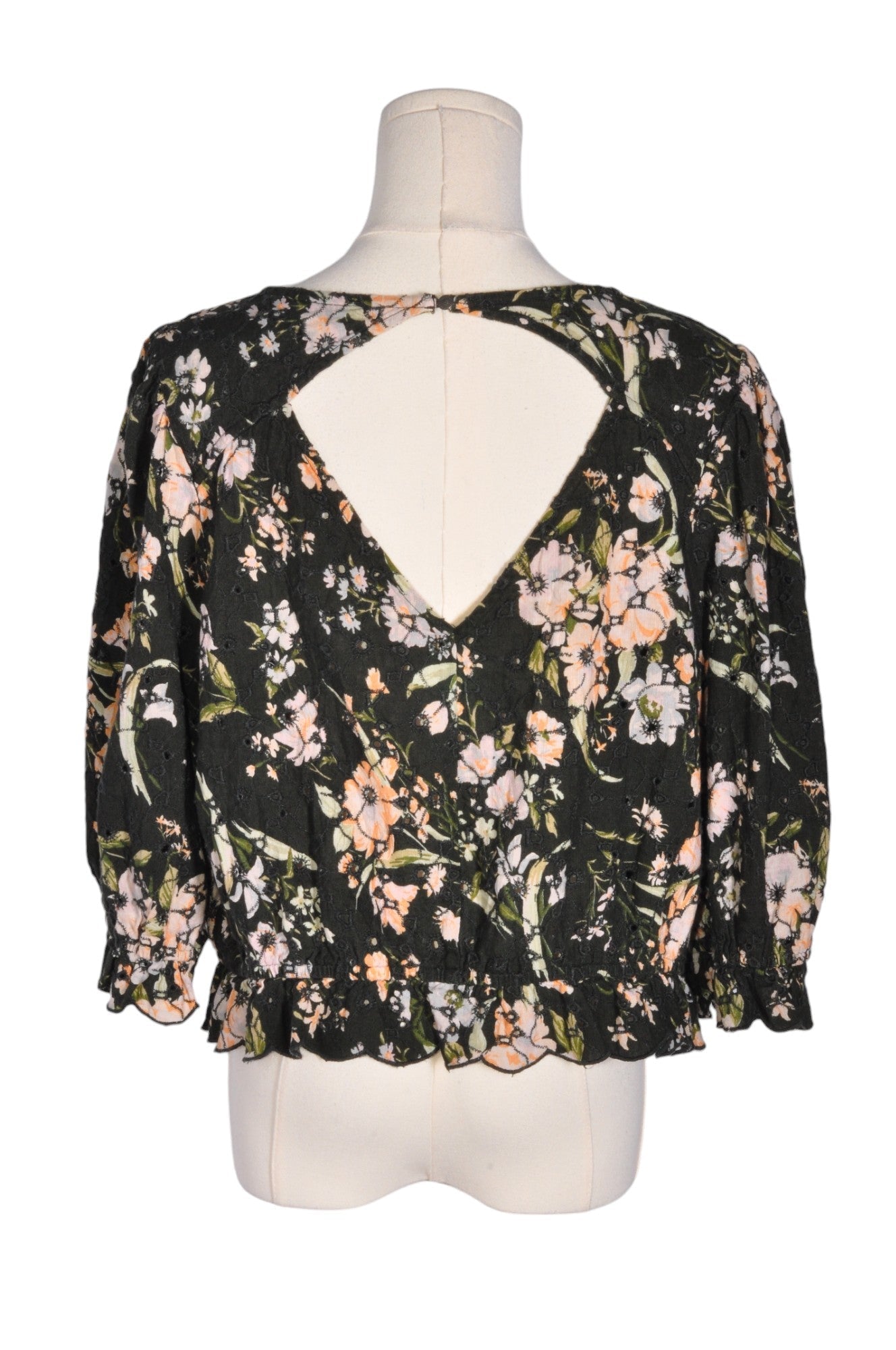 AMERICAN EAGLE Women Blouses Regular fit in Black - XL - Velora