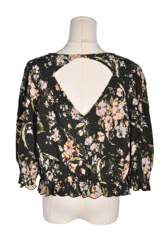 AMERICAN EAGLE Women Blouses Regular fit in Black - XL - Velora