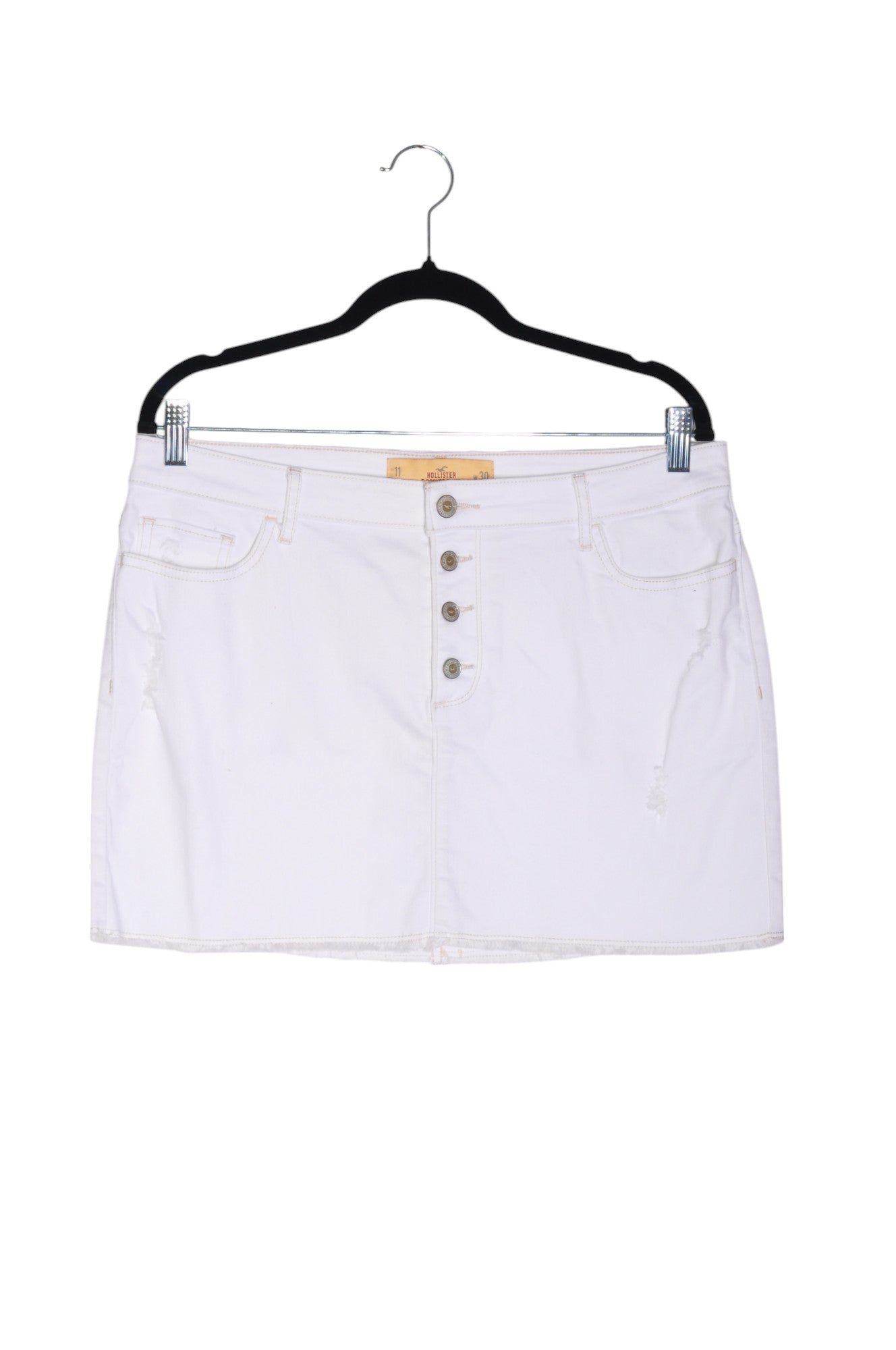 HOLLISTER Women Denim Skirts Regular fit in Green - 30 - Velora