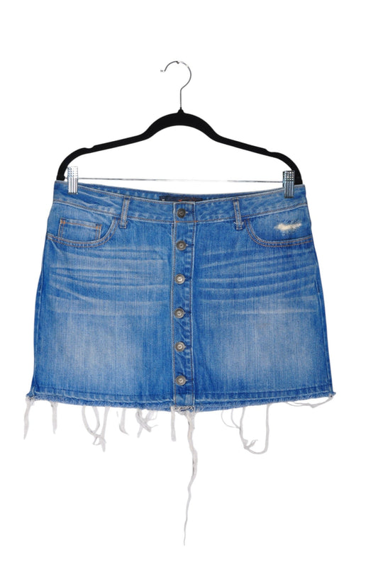 HOLLISTER Women Denim Skirts Regular fit in Blue - 30 - Velora