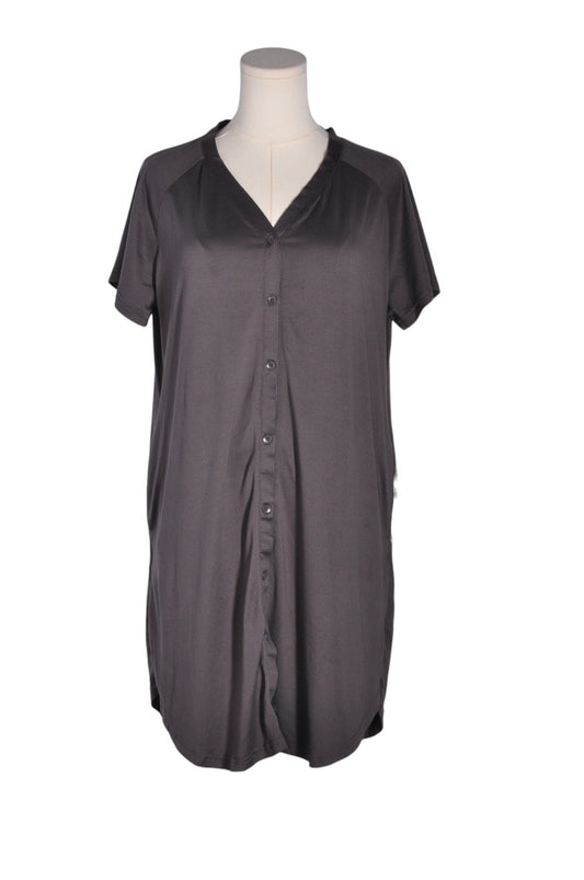 EKOUAER Women Shirt Dresses Regular fit in Gray - M - Velora