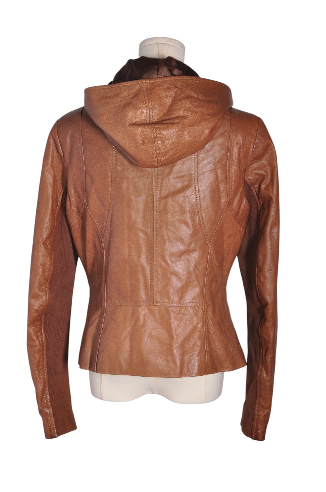 DANIER Women Leather Jackets Regular fit in Brown - S