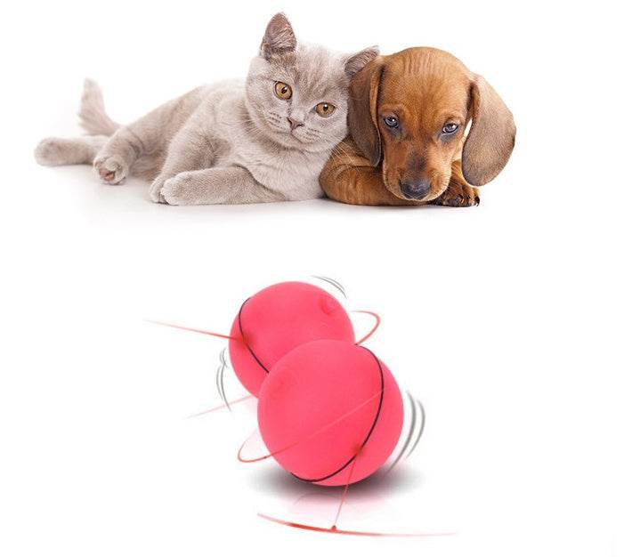 LED Laser Electronic Rolling Pet Funny Cat Toy Ball - Velora