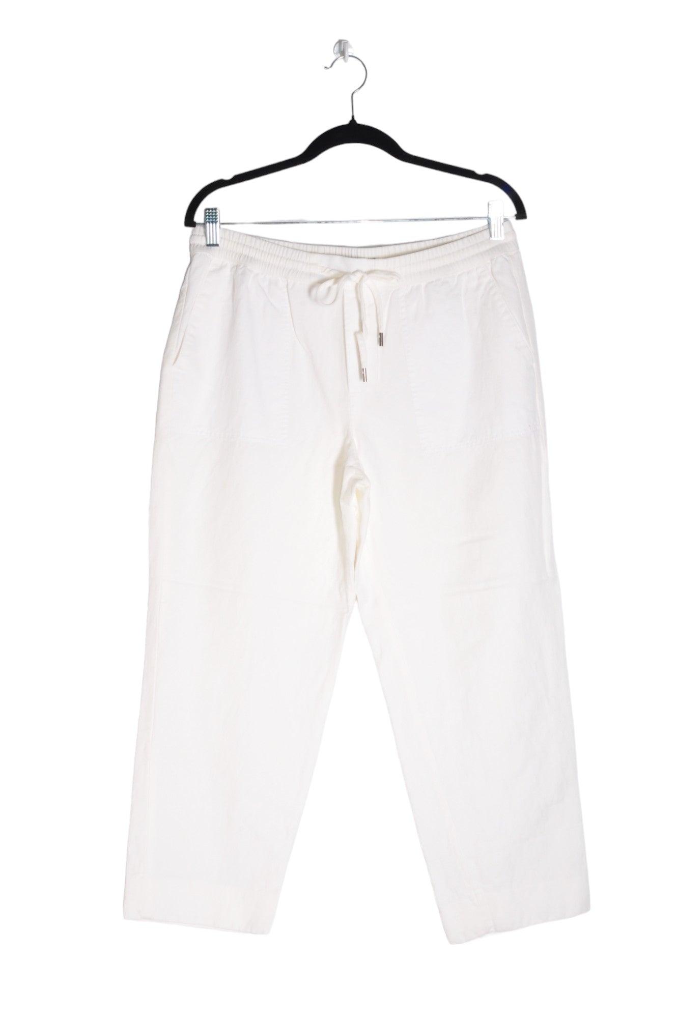 BANANA REPUBLIC Women Work Pants Regular fit in White - M - Velora