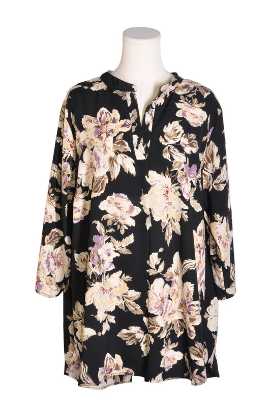 SEVEN KARAT Women Blouses Regular fit in Black - 1X - Velora