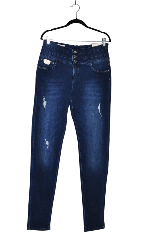 JEANIOLOGIE Women Skinny Jeans Regular fit in Blue - 10 - Velora