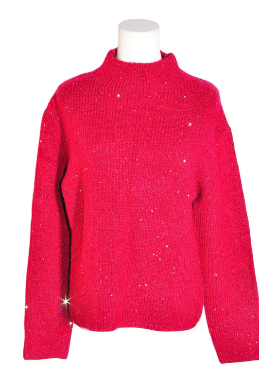CALVIN KLEIN Women Knit Tops Regular fit in Red - M - Velora