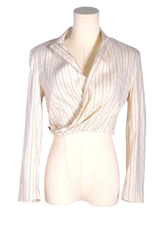 ZARA Women Crop Tops Regular fit in White - M - Velora