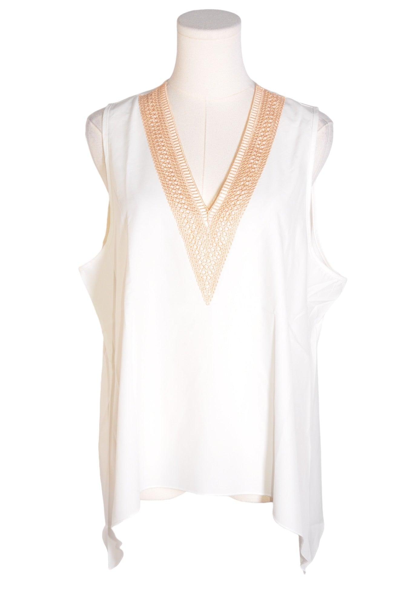 UNBRANDED Women Blouses Regular fit in White - 2XL - Velora