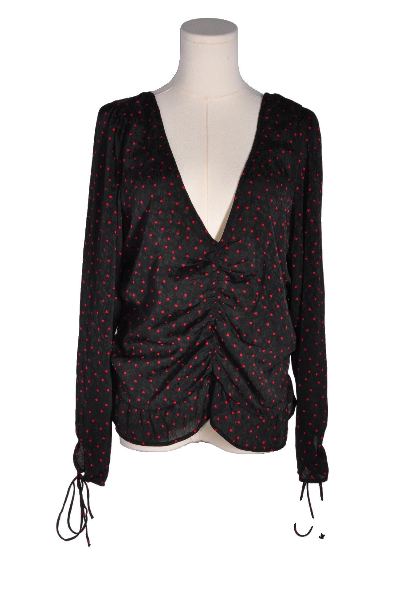 H&M Women Blouses Regular fit in Black - XL - Velora