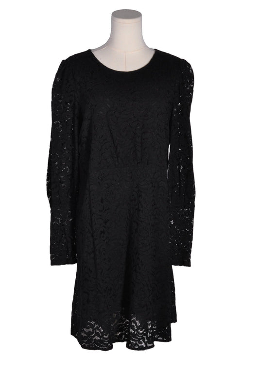 H&M Women Drop Waist Dresses Regular fit in Black - XL - Velora