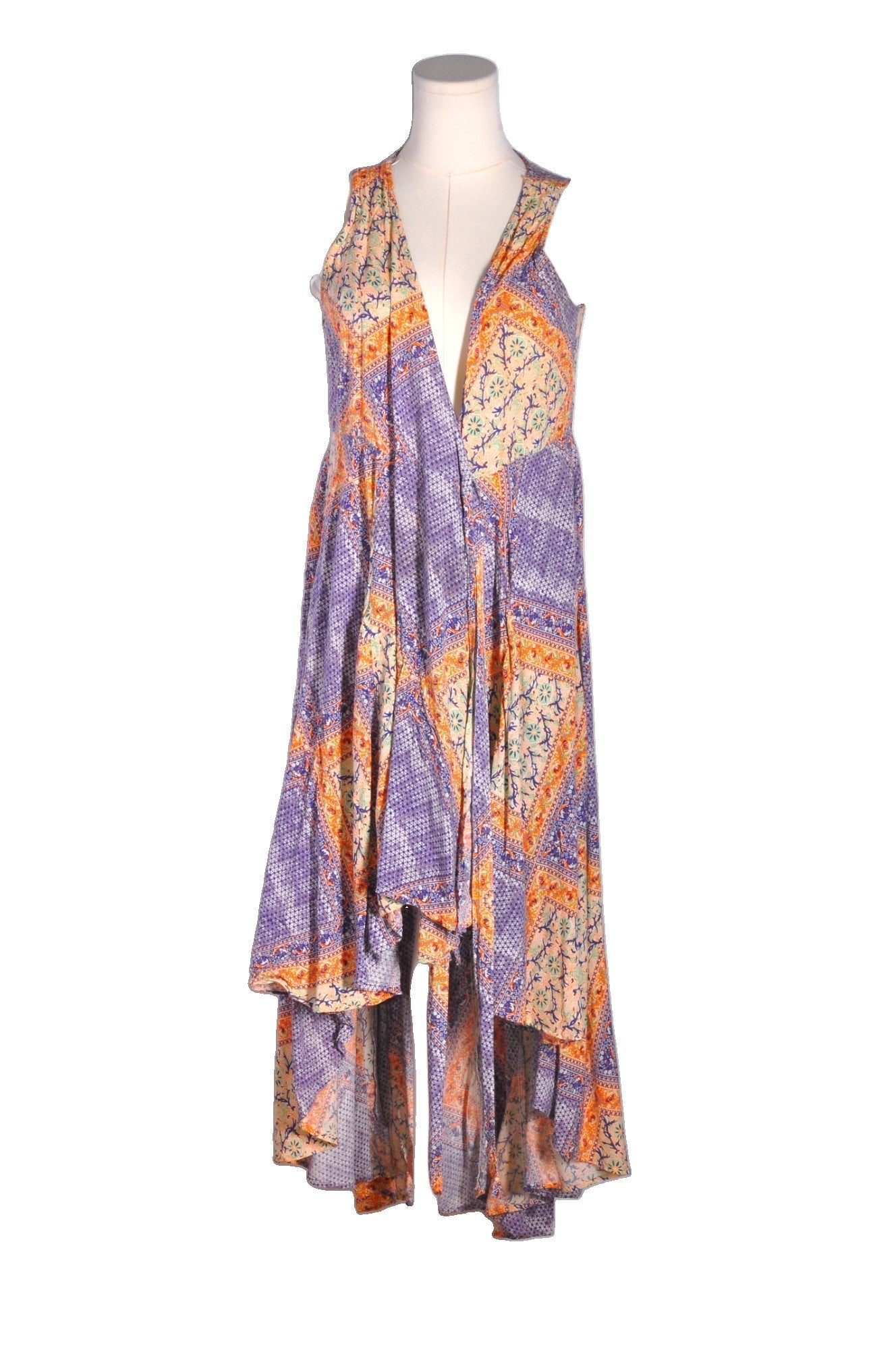 INDIKAH Women High Low Dresses Regular fit in Purple - 12 - Velora