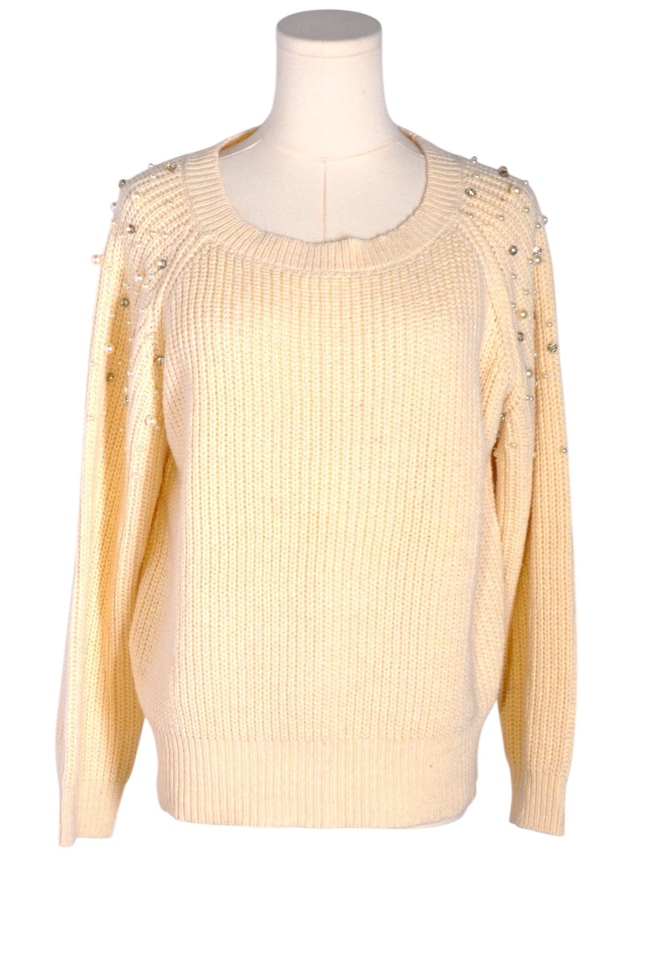 UNBRANDED Women Knit Tops Regular fit in Yellow - L - Velora