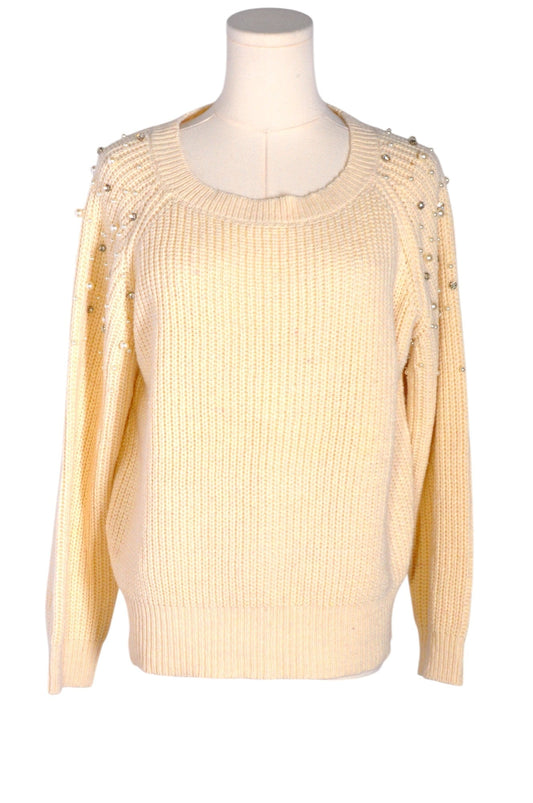 UNBRANDED Women Knit Tops Regular fit in Yellow - L - Velora