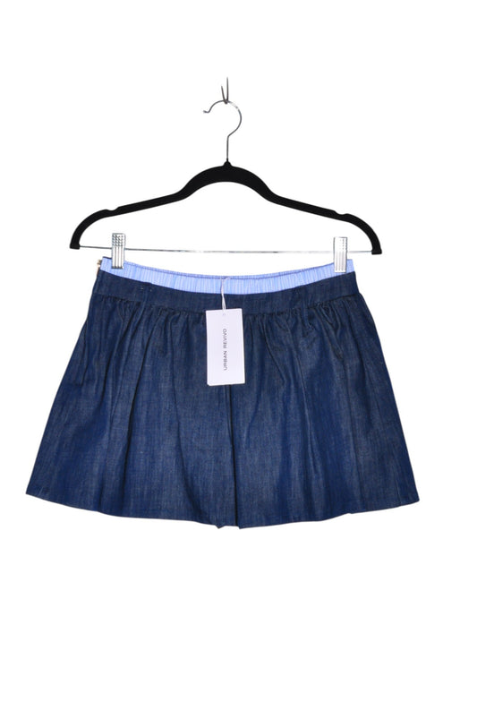 URBAN REVIVO Women Denim Skirts Regular fit in Blue - S - Velora