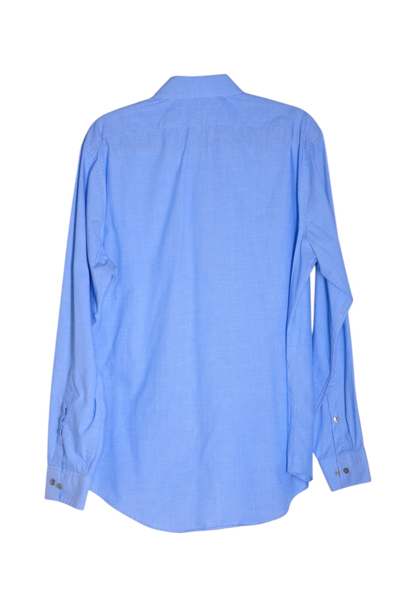 CALVIN KLEIN Men Button Down Tops Regular fit in Blue - L - Velora