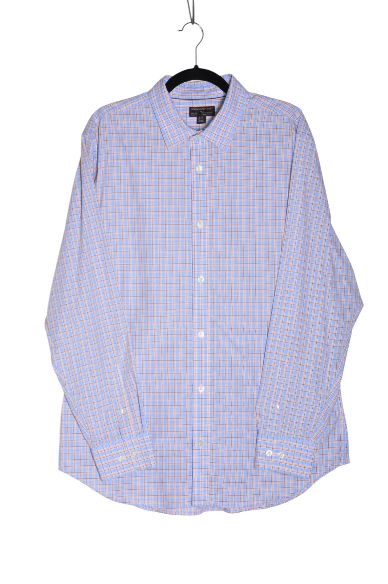 BANANA REPUBLIC Men Button Down Tops Regular fit in Blue - XL - Velora