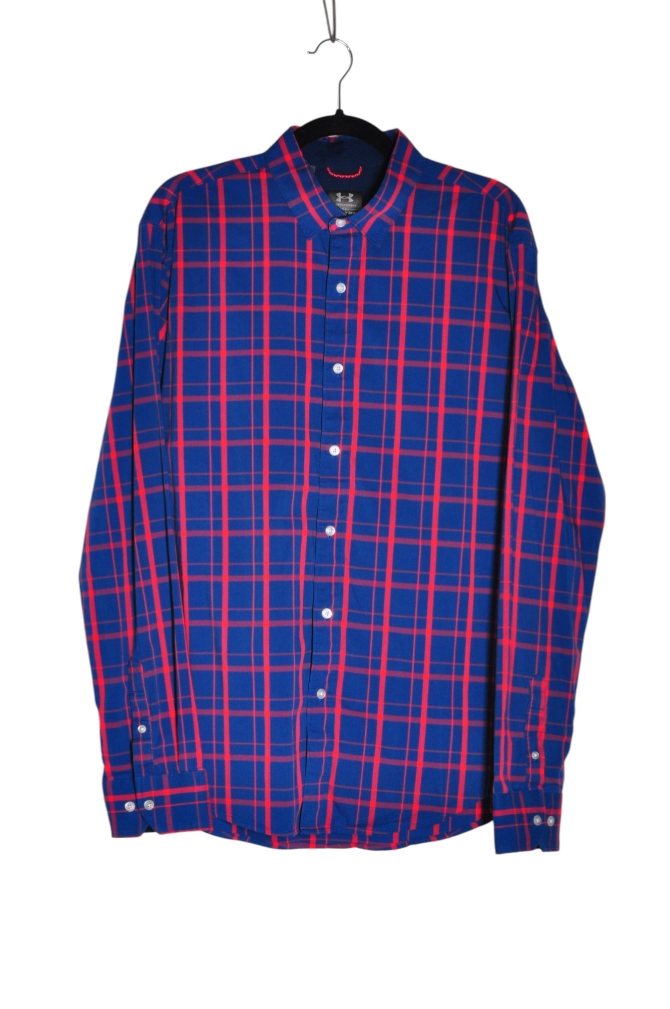 UNDER ARMOUR Men Button Down Tops Regular fit in Blue - XL - Velora