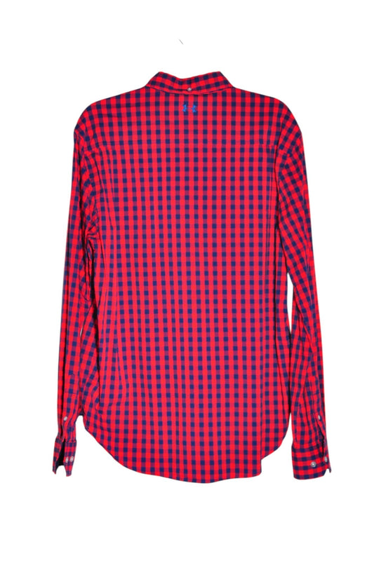UNDER ARMOUR Men Button Down Tops Regular fit in Red - XL - Velora