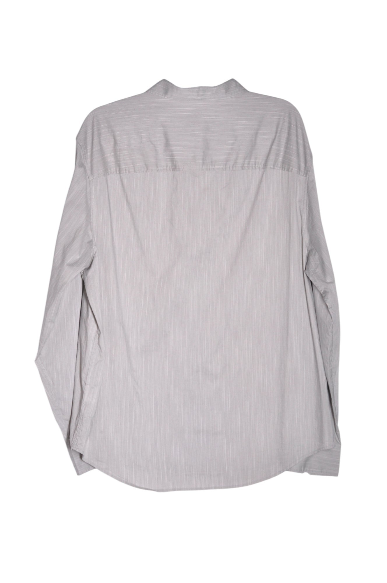 CALVIN KLEIN Men Button Down Tops Regular fit in Gray - L - Velora