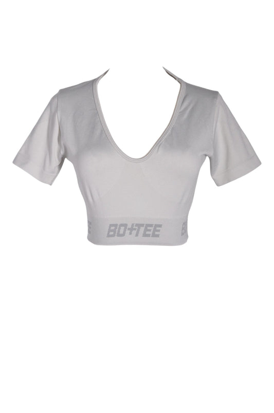 BO + TEE Women Crop Tops Regular fit in Gray - M - Velora