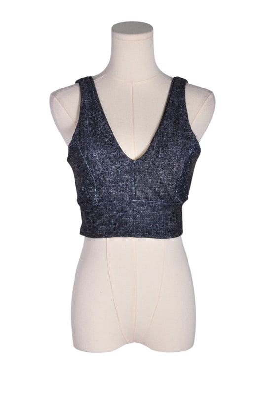 BEAR & ROO Women Crop Tops Regular fit in Blue - M - Velora