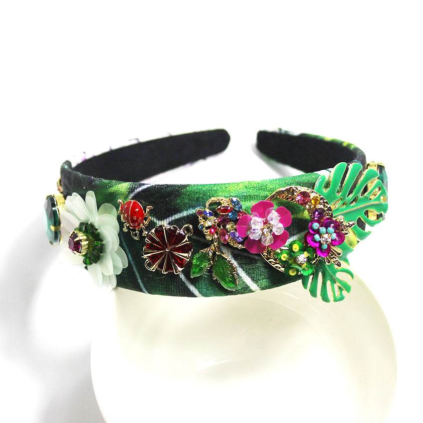 Catwalk Vintage Floral Headband for Women - Velora