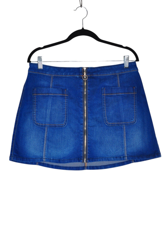 HOLLISTER Women Denim Skirts Regular fit in Blue - 30 - Velora