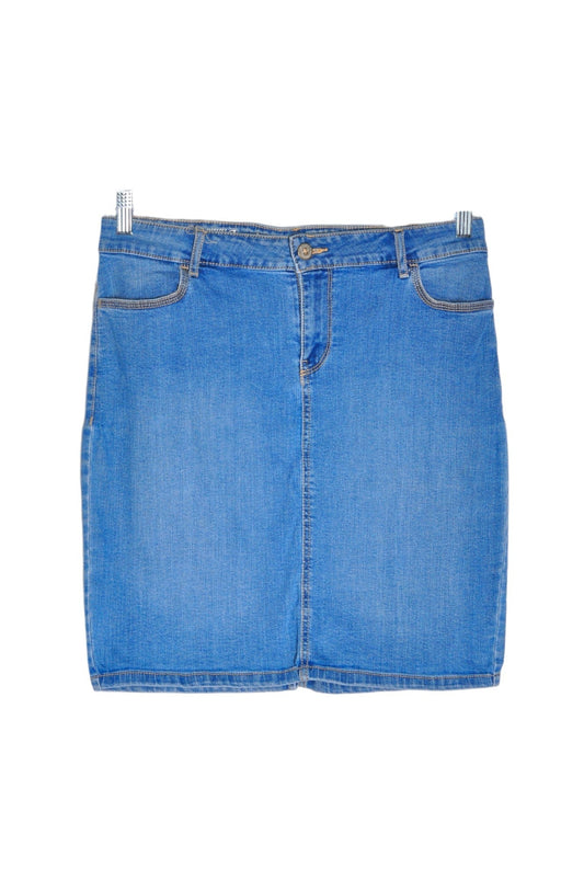 INSIDER Women Denim Skirts Regular fit in Blue - 28 - Velora