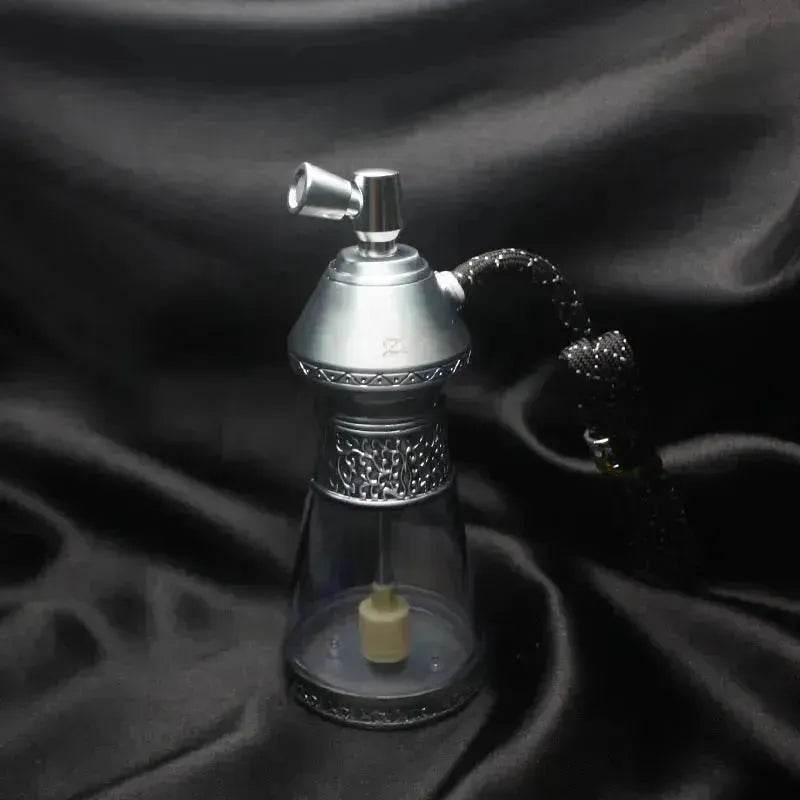 Double circulation filter cigarette holder for water pipe Complete Hookah set - Velora
