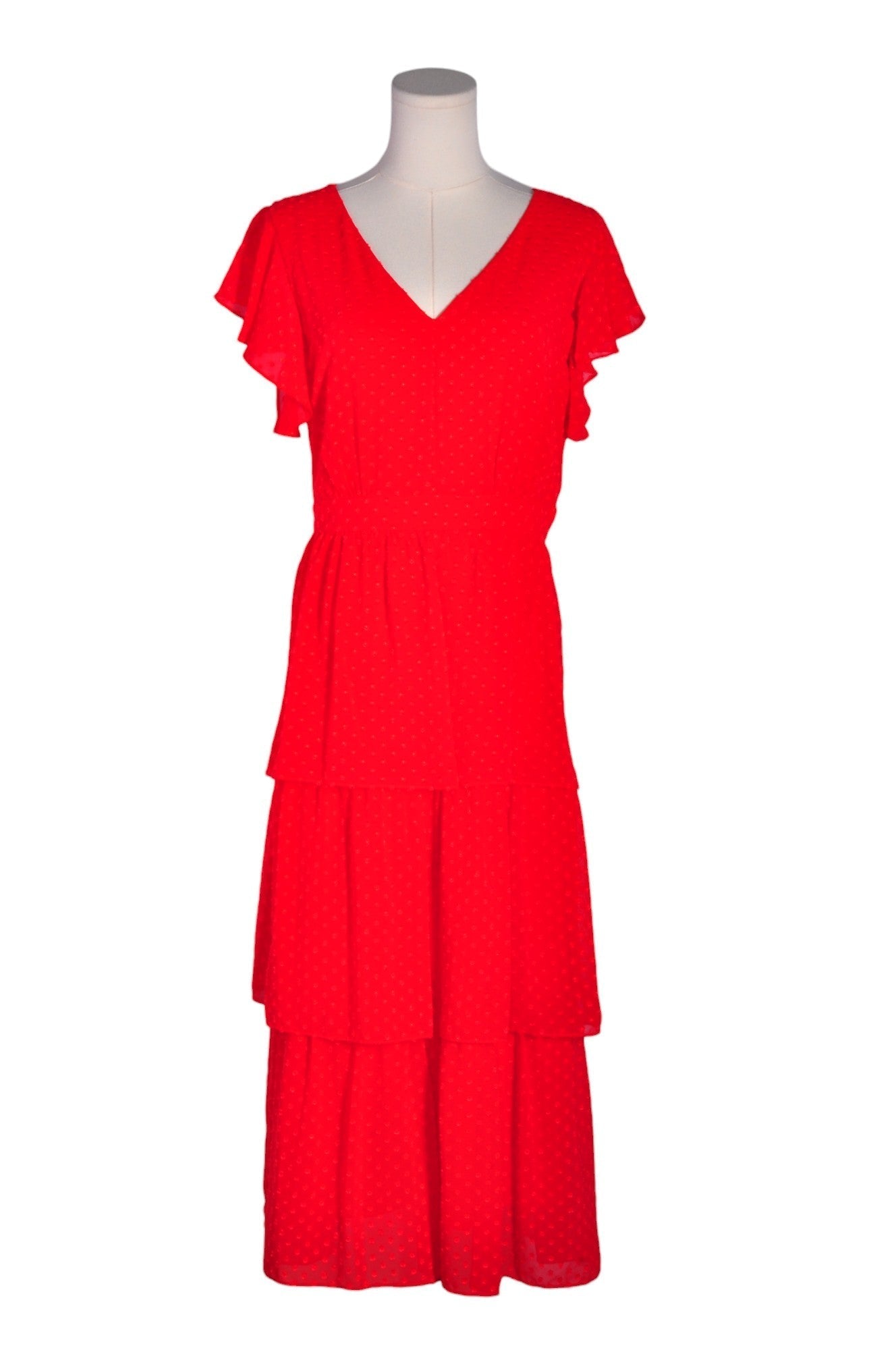 UNBRANDED Women Maxi Dresses Regular fit in Red - M - Velora