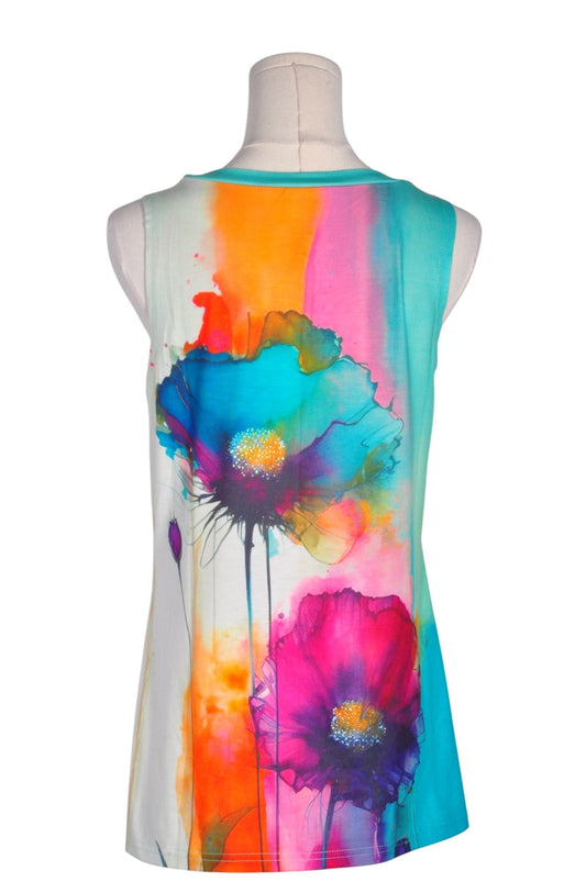 UNBRANDED Women Tank Tops Regular fit in Blue - M - Velora