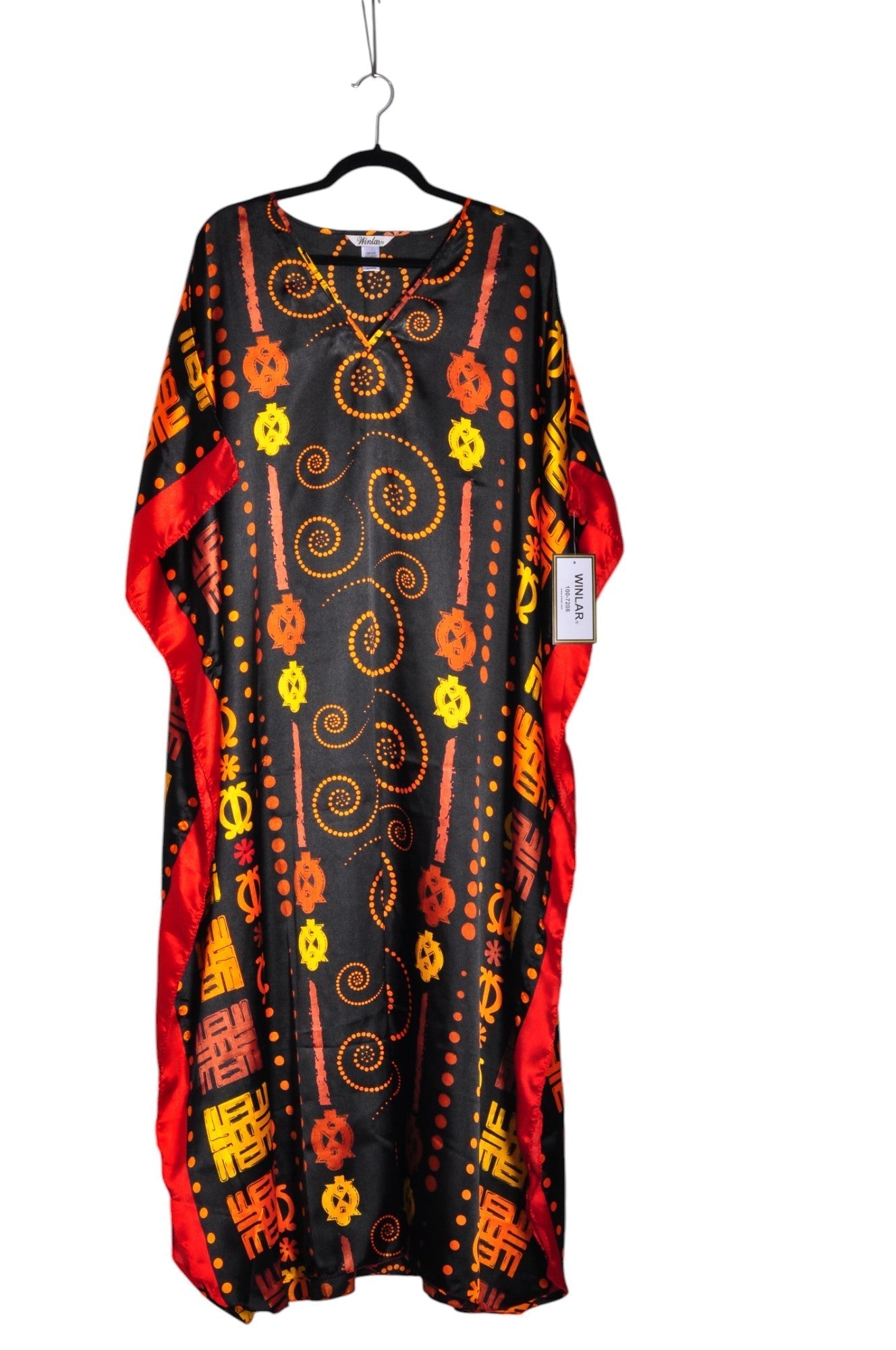 WINLAR Women Drop Waist Dresses Regular fit in Orange - M - Velora