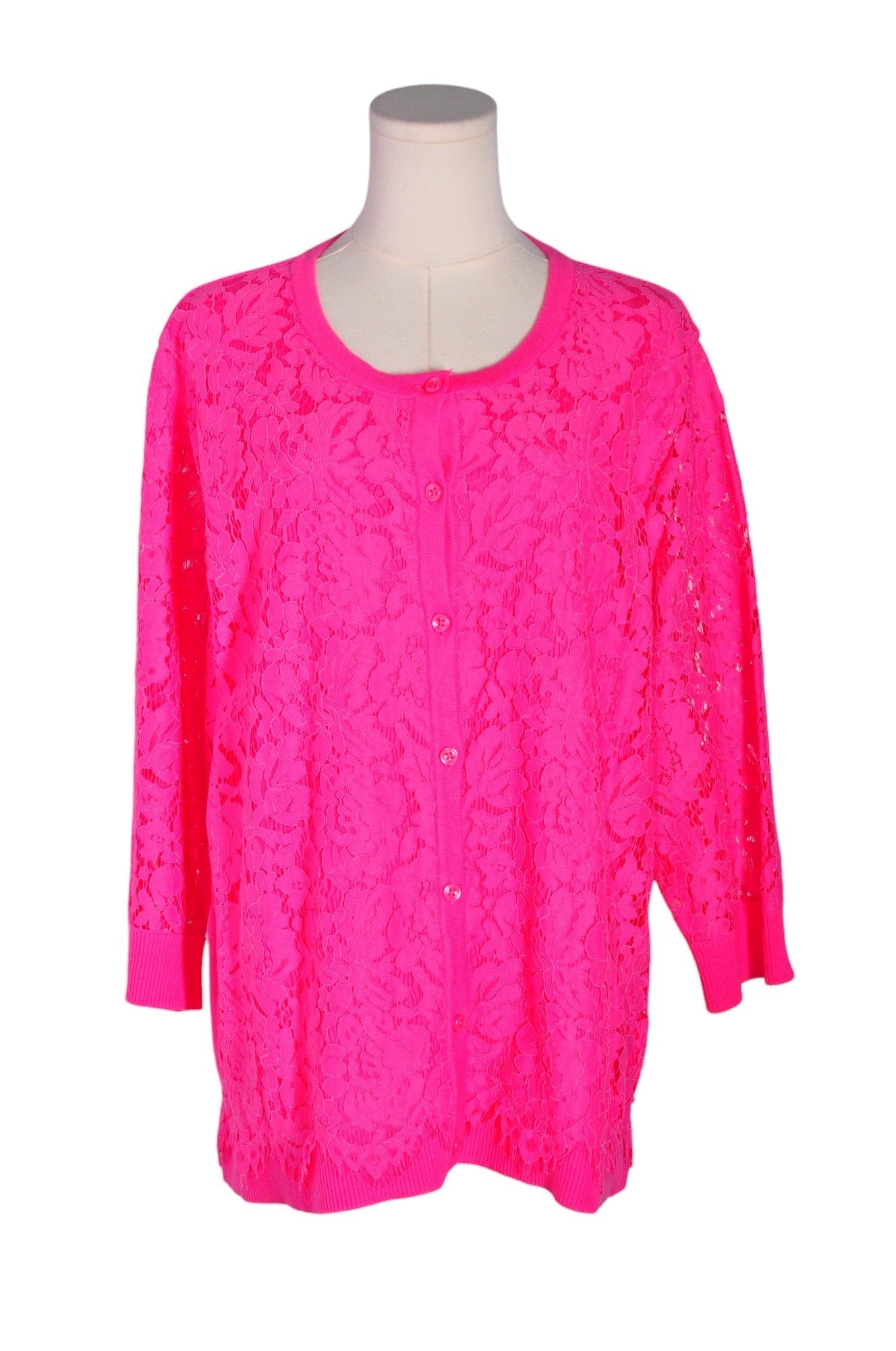 ISAAC MIZRAHI Women Cardigans Regular fit in Pink - XL - Velora