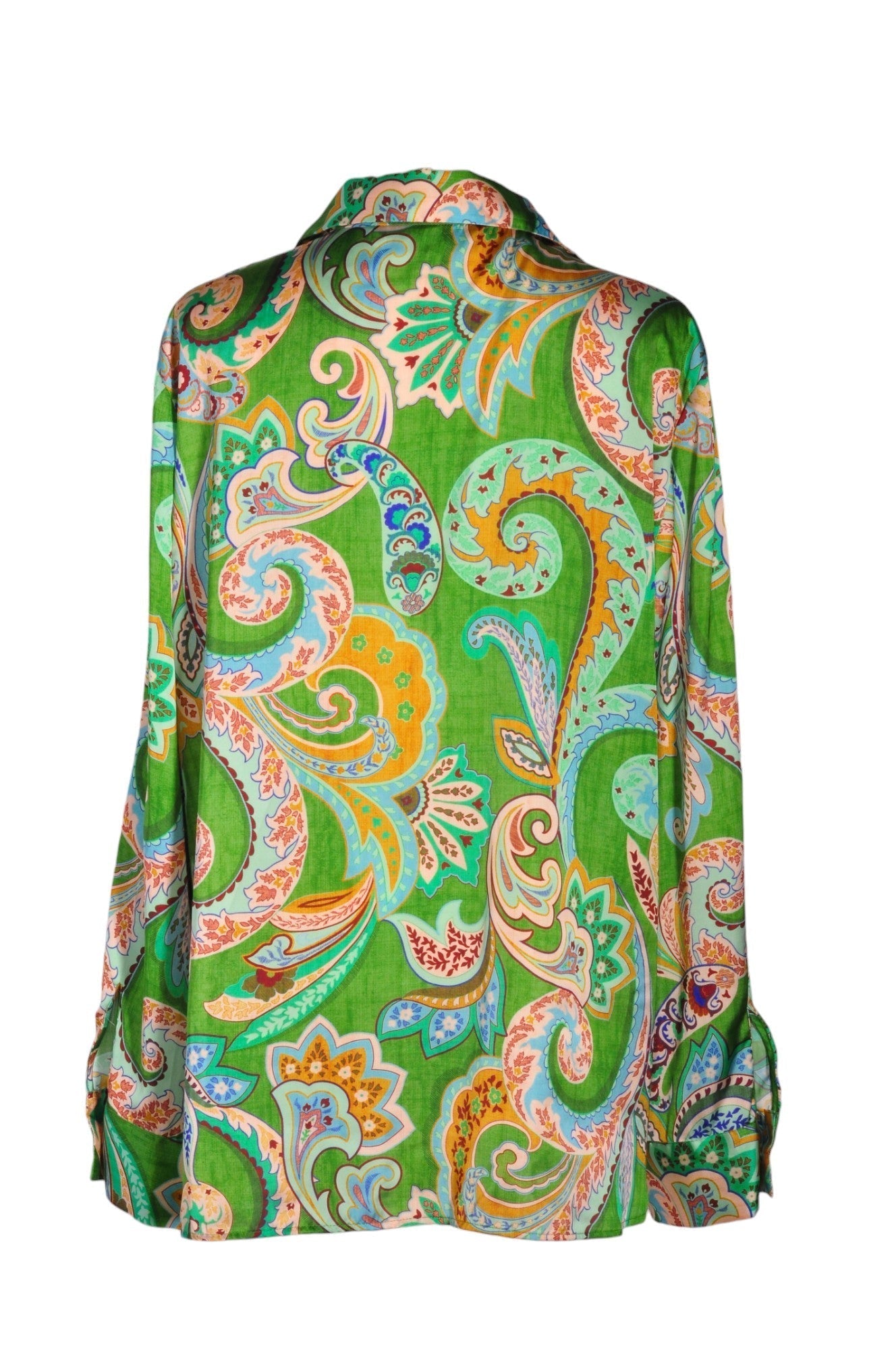 ZARA Women Button Down Tops Regular fit in Green - XXL - Velora